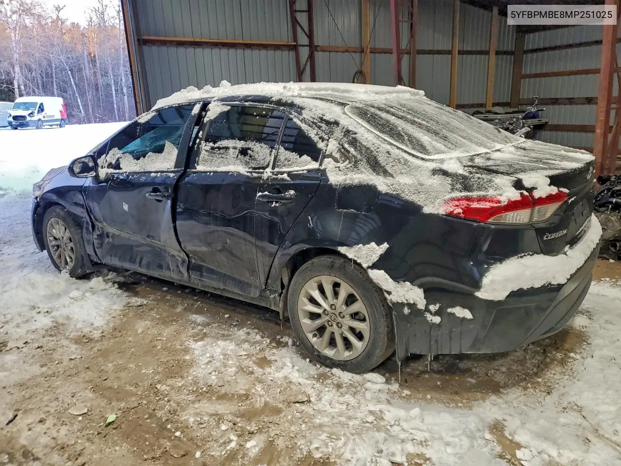 5YFBPMBE8MP251025 2021 Toyota Corolla Le