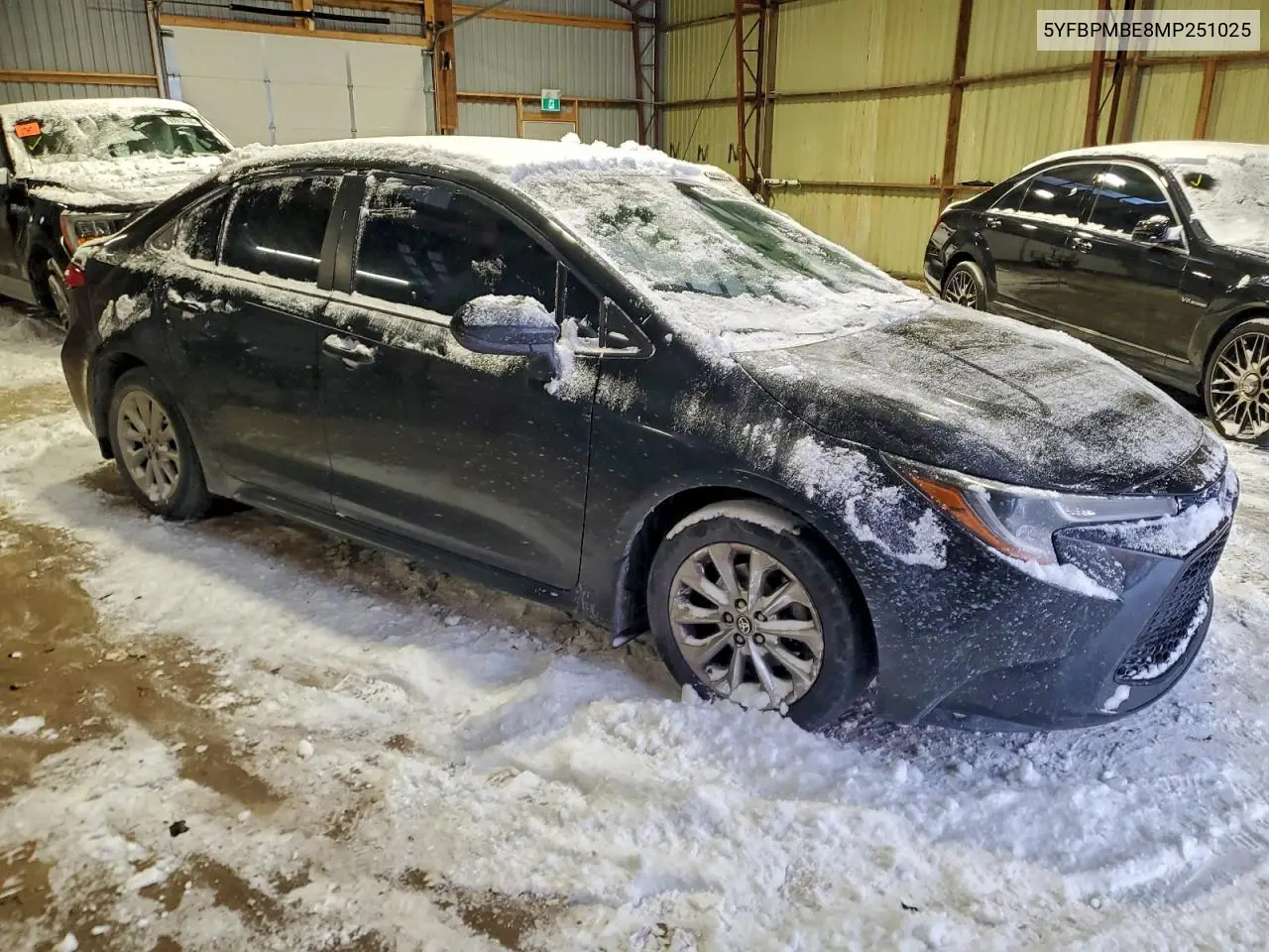 5YFBPMBE8MP251025 2021 Toyota Corolla Le