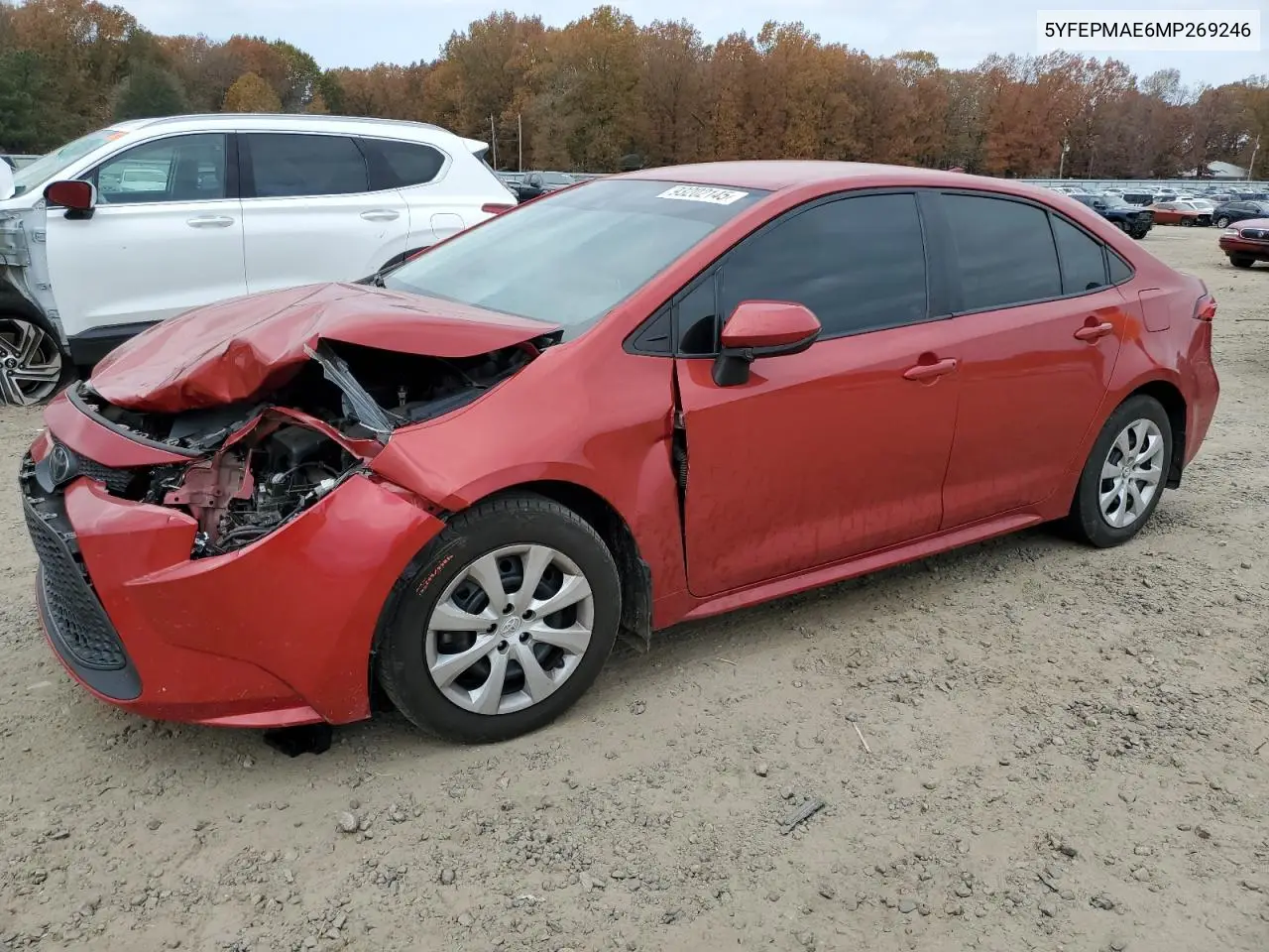 5YFEPMAE6MP269246 2021 Toyota Corolla Le