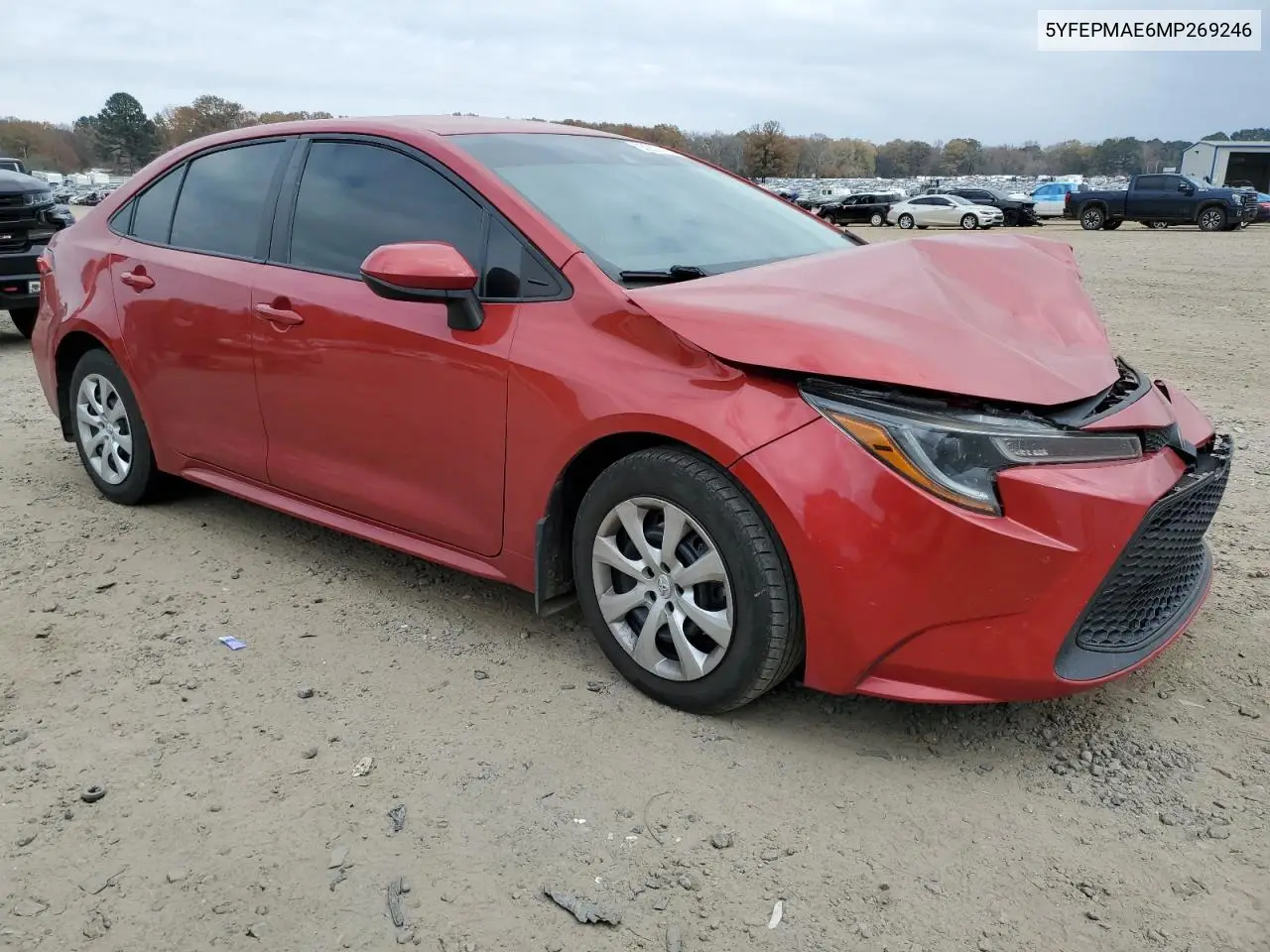 5YFEPMAE6MP269246 2021 Toyota Corolla Le
