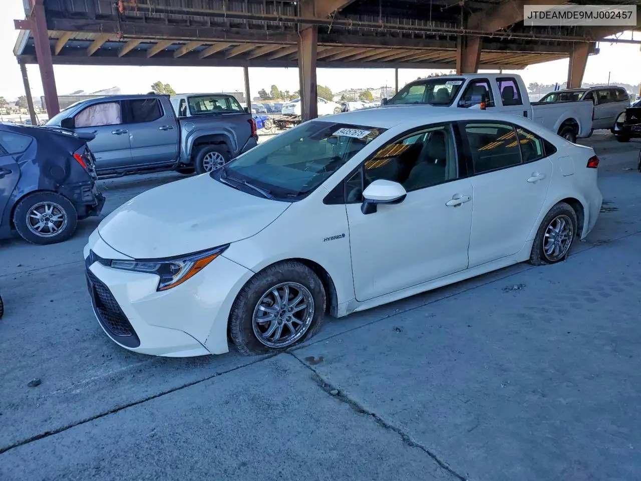 JTDEAMDE9MJ002457 2021 Toyota Corolla Le
