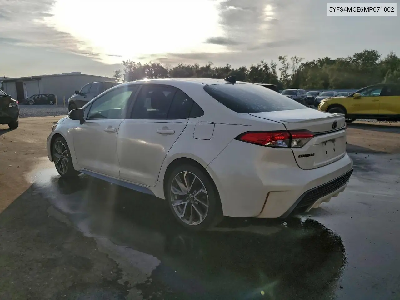 5YFS4MCE6MP071002 2021 Toyota Corolla Se