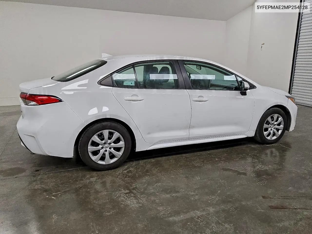 5YFEPMAE2MP254128 2021 Toyota Corolla Le