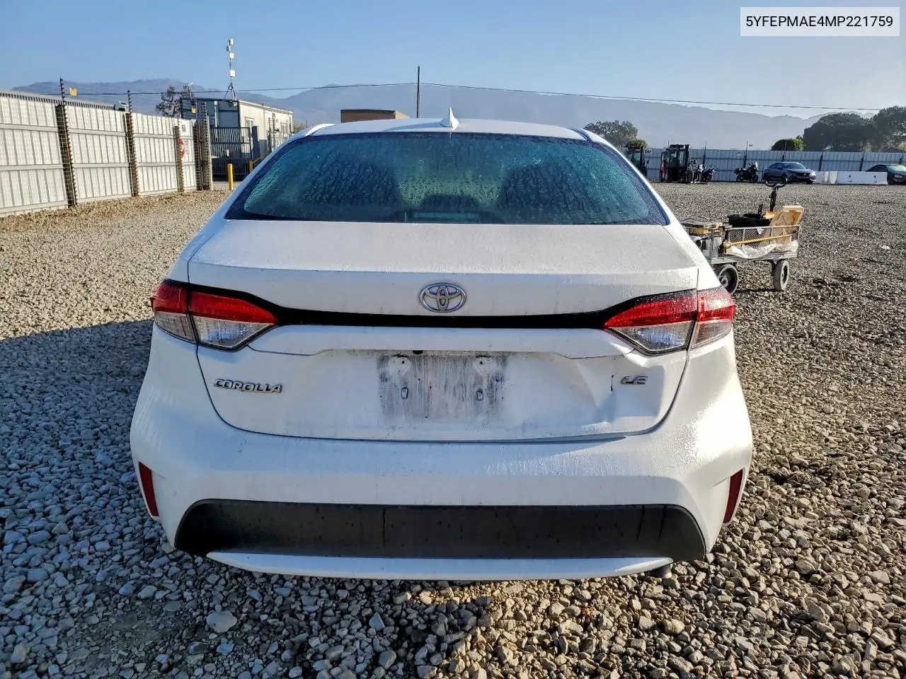 5YFEPMAE4MP221759 2021 Toyota Corolla Le