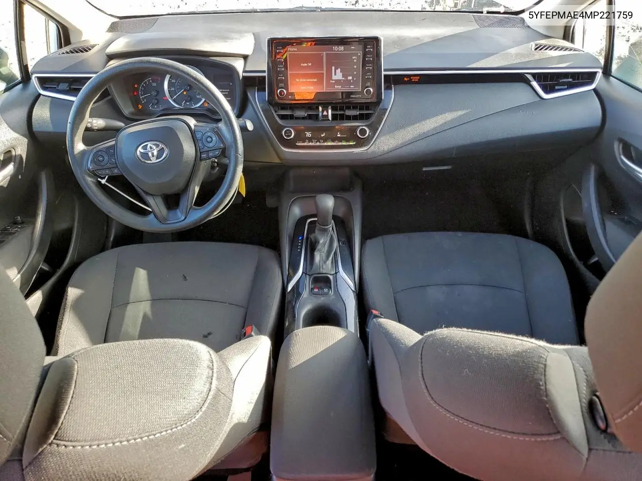 5YFEPMAE4MP221759 2021 Toyota Corolla Le