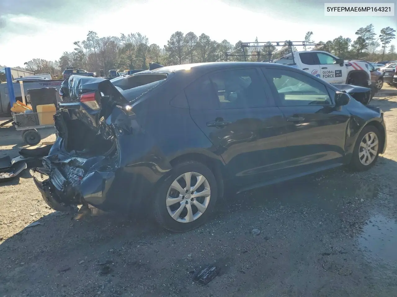 5YFEPMAE6MP164321 2021 Toyota Corolla Le