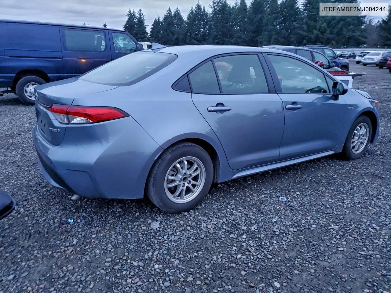 JTDEAMDE2MJ004244 2021 Toyota Corolla Le