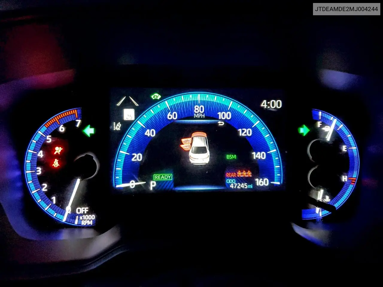 JTDEAMDE2MJ004244 2021 Toyota Corolla Le