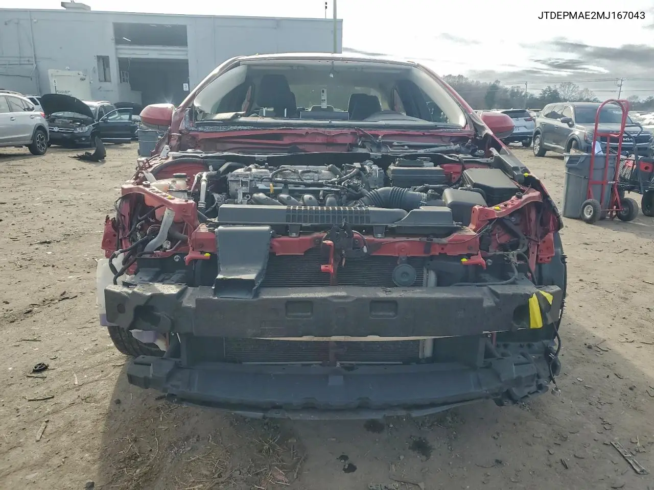 JTDEPMAE2MJ167043 2021 Toyota Corolla Le
