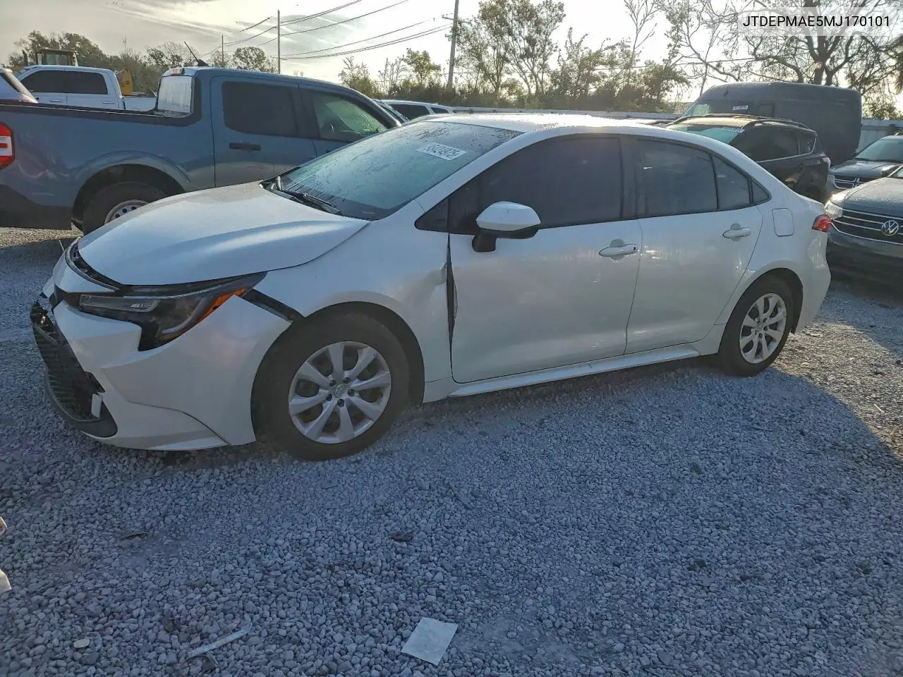 JTDEPMAE5MJ170101 2021 Toyota Corolla Le
