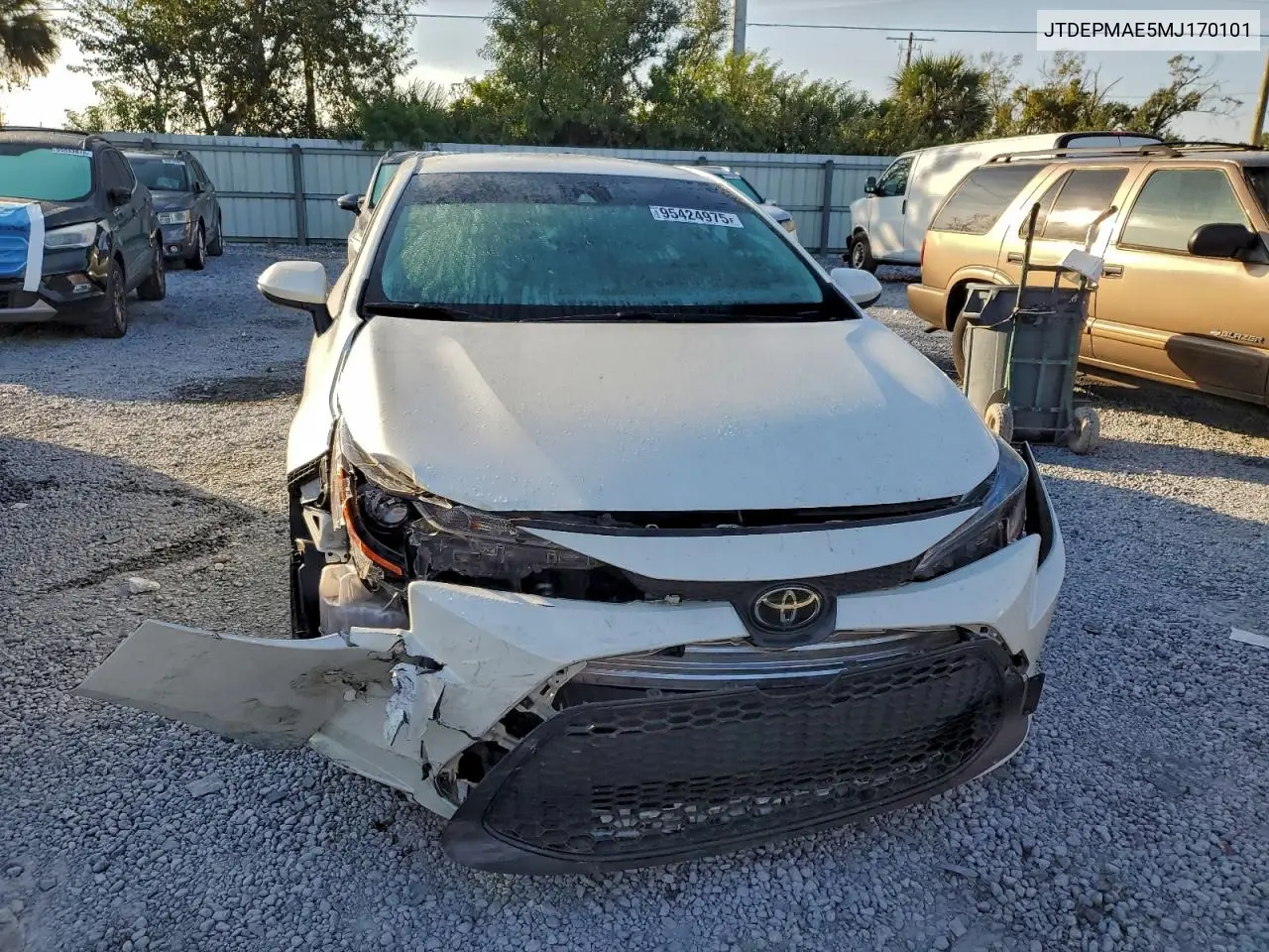 JTDEPMAE5MJ170101 2021 Toyota Corolla Le