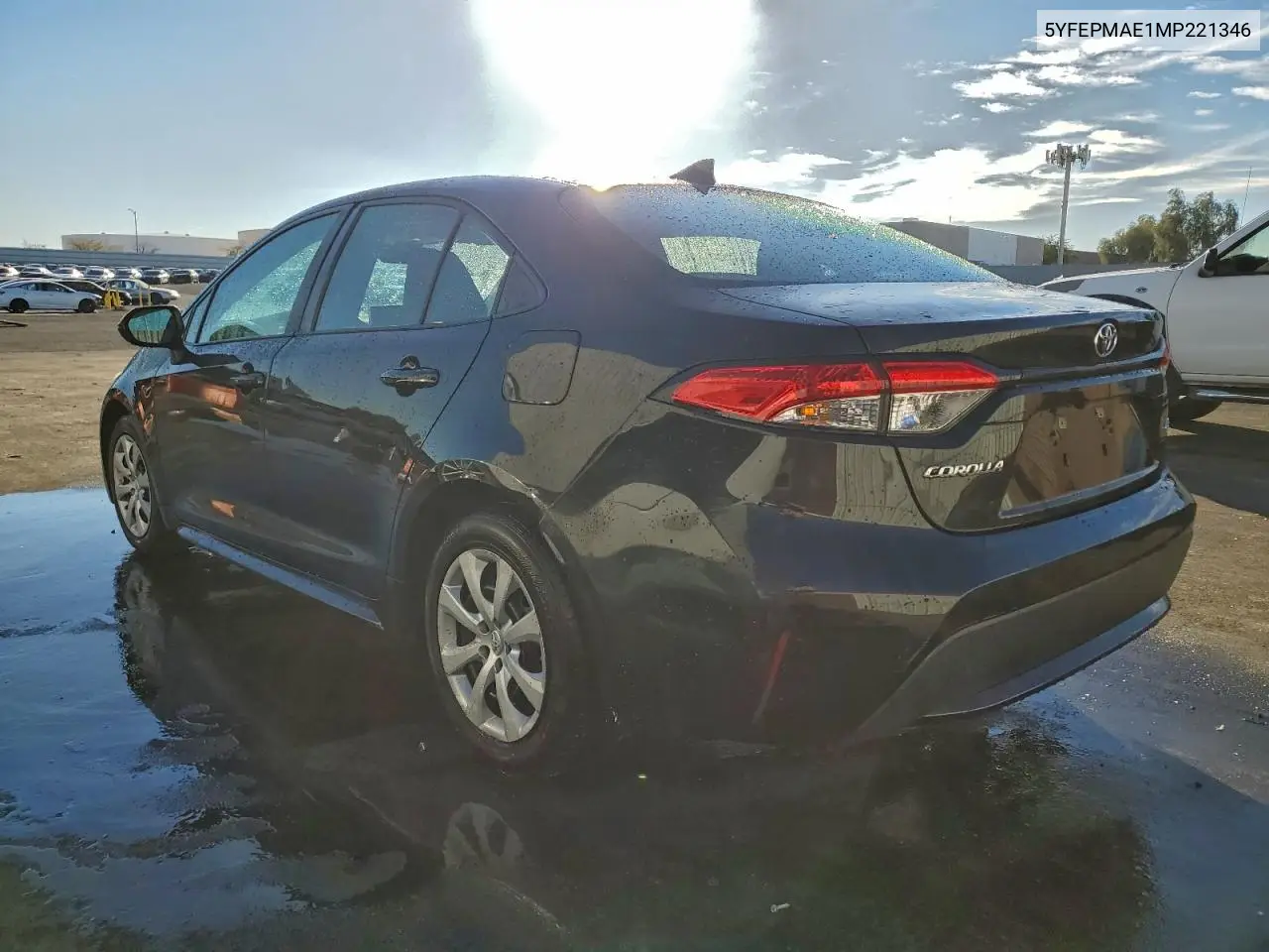 5YFEPMAE1MP221346 2021 Toyota Corolla Le
