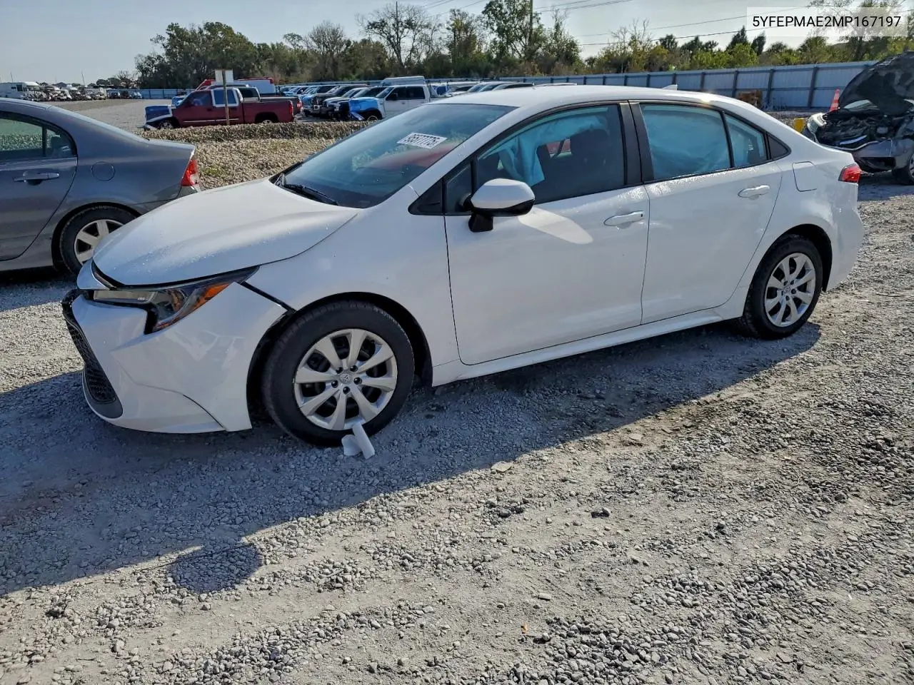 5YFEPMAE2MP167197 2021 Toyota Corolla Le