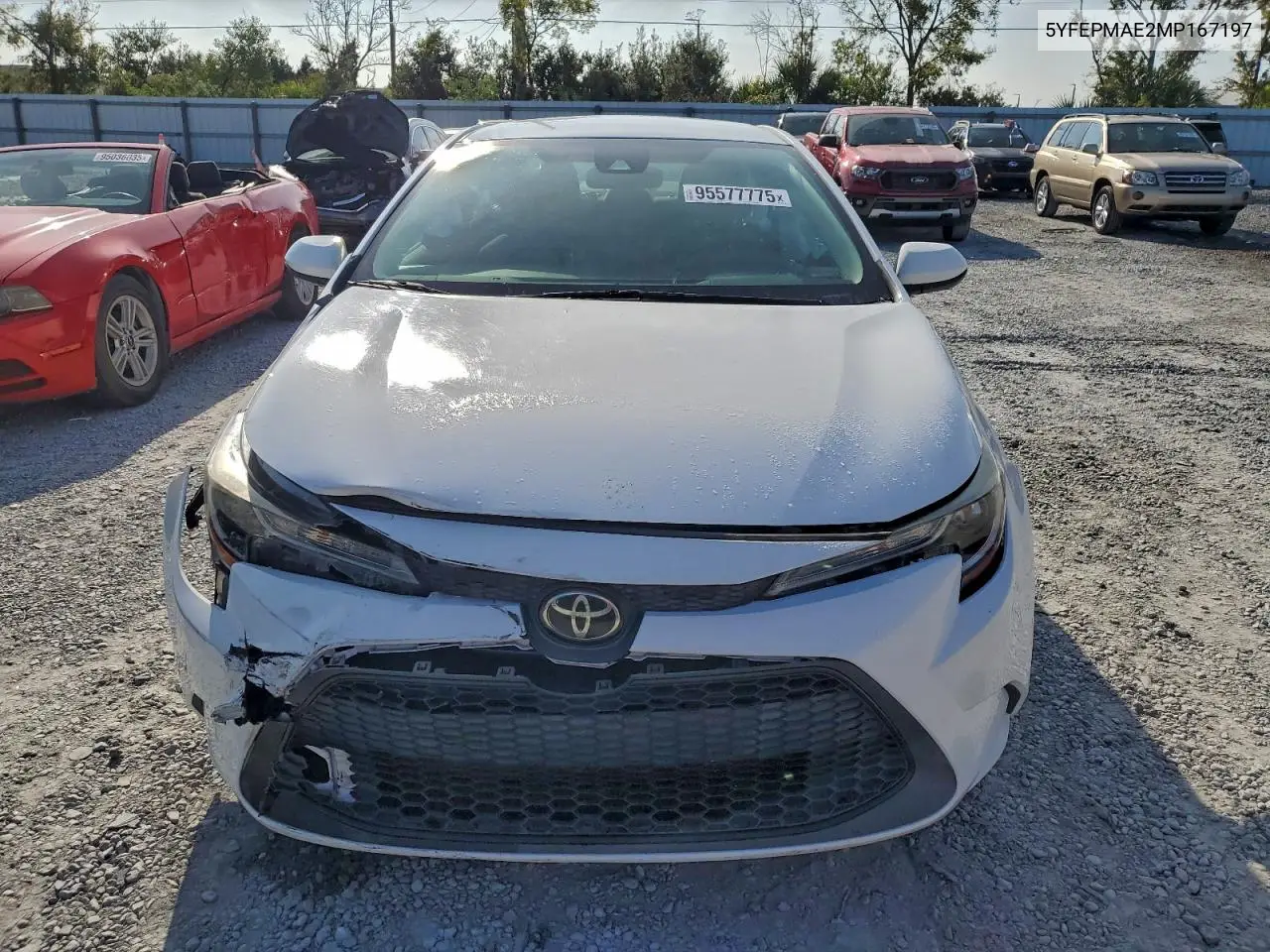5YFEPMAE2MP167197 2021 Toyota Corolla Le