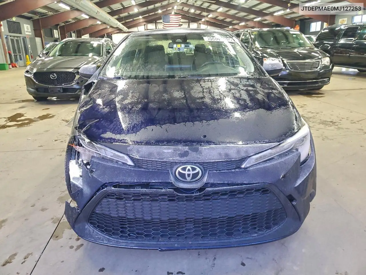 JTDEPMAE0MJ127253 2021 Toyota Corolla Le
