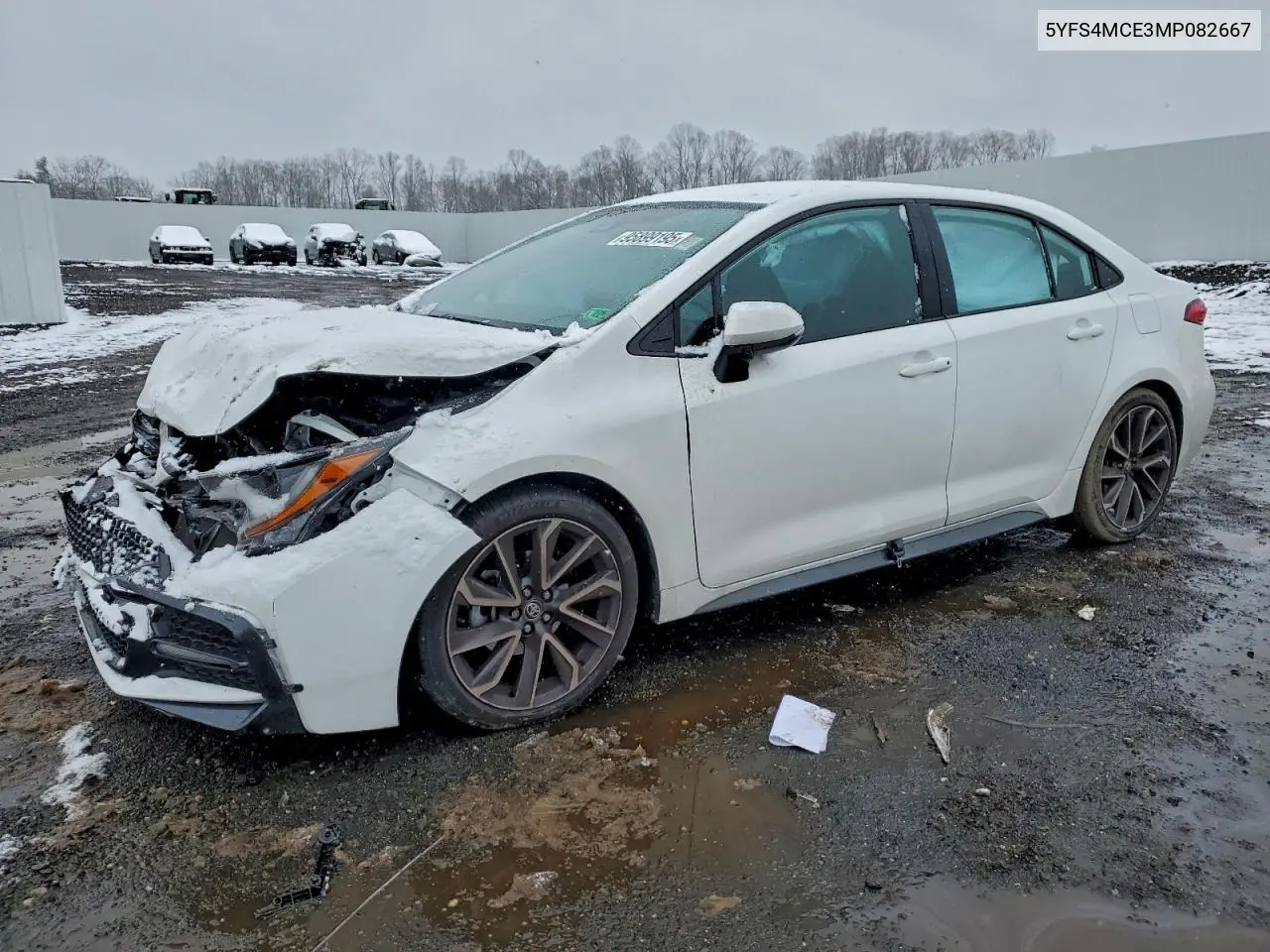 5YFS4MCE3MP082667 2021 Toyota Corolla Se