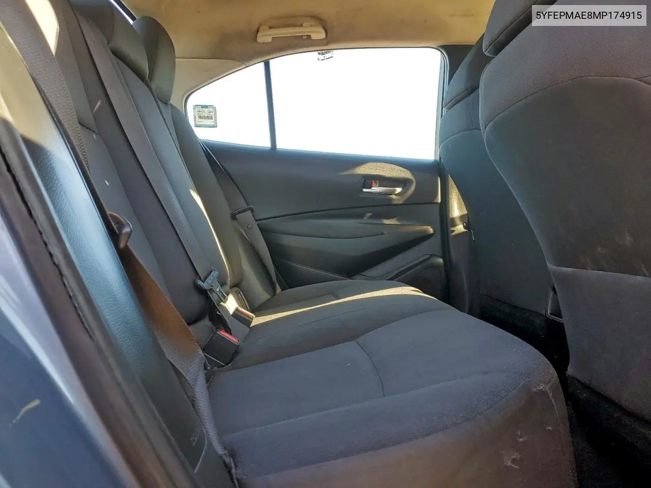 5YFEPMAE8MP174915 2021 Toyota Corolla Le
