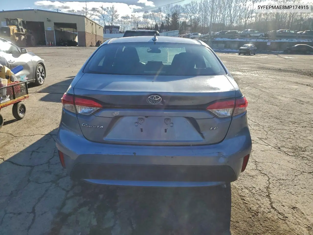 5YFEPMAE8MP174915 2021 Toyota Corolla Le