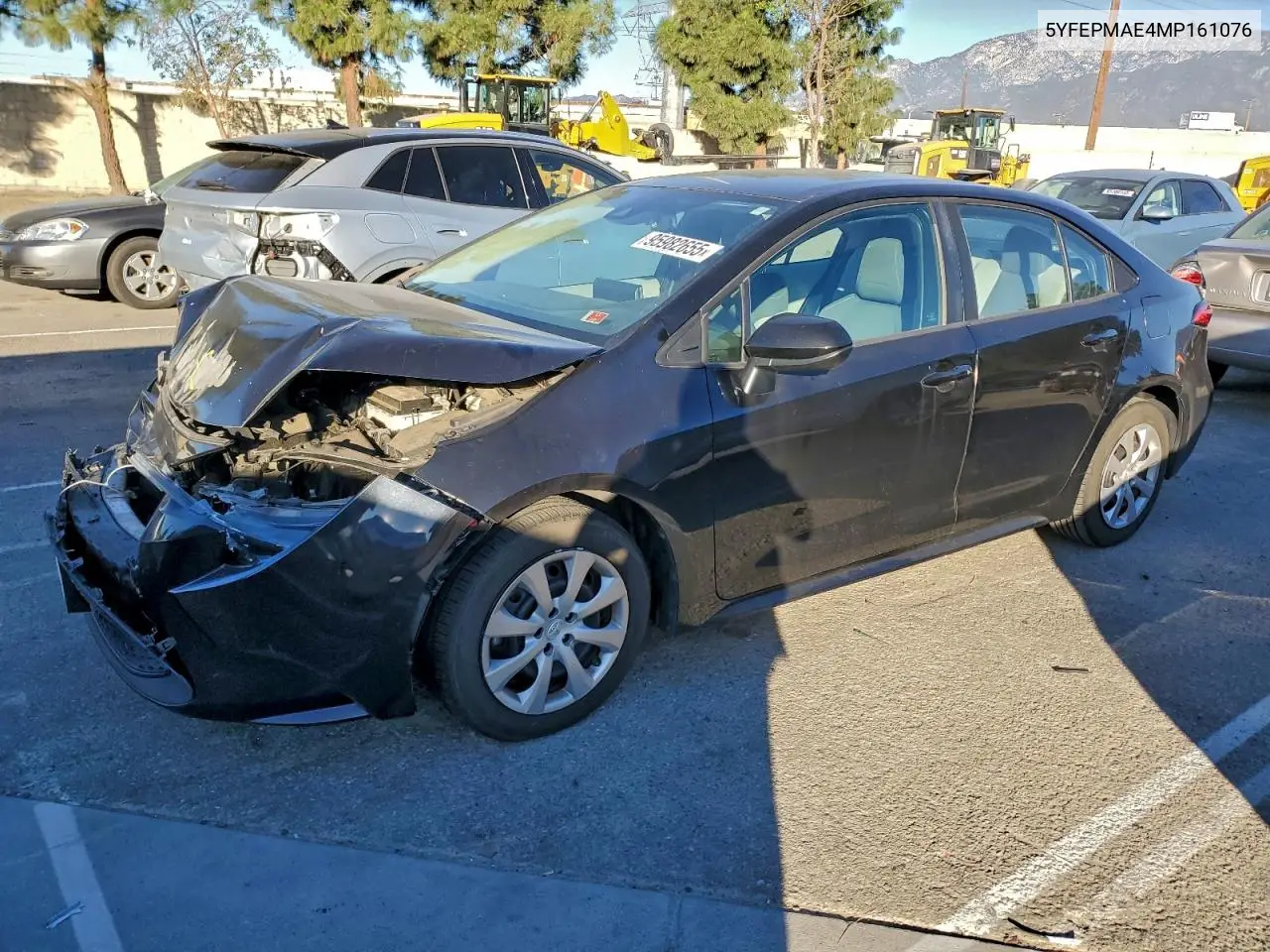 5YFEPMAE4MP161076 2021 Toyota Corolla Le