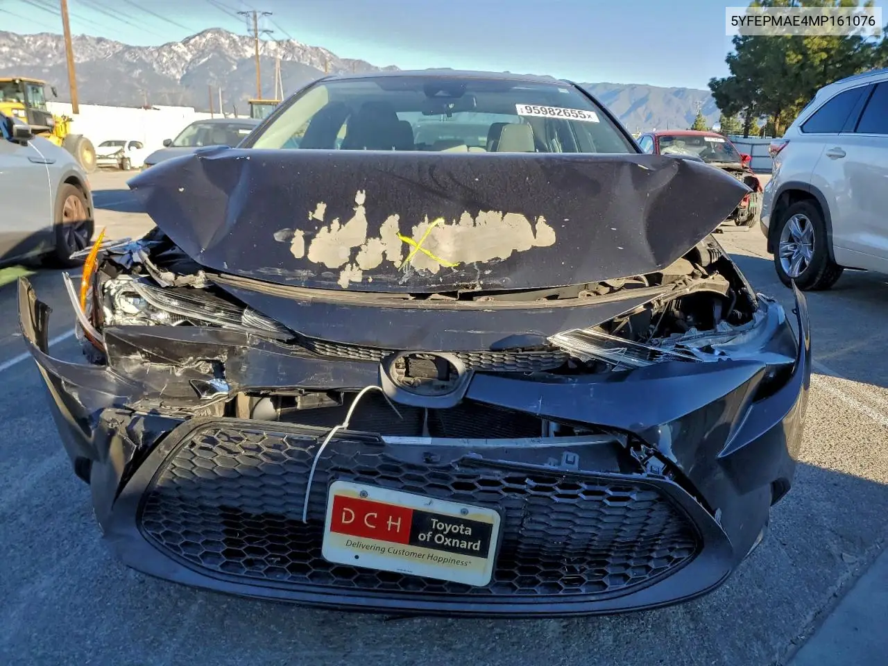 5YFEPMAE4MP161076 2021 Toyota Corolla Le
