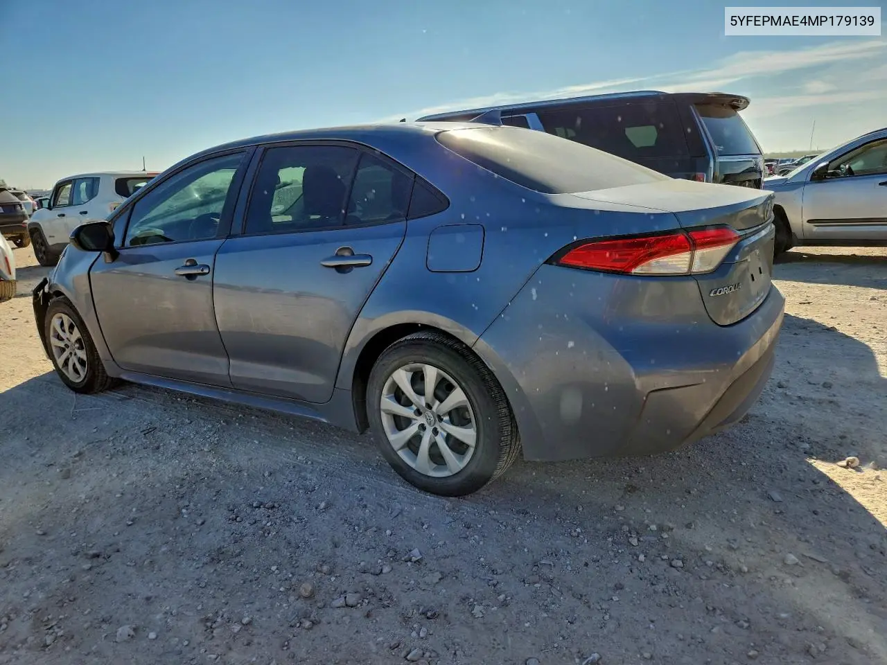5YFEPMAE4MP179139 2021 Toyota Corolla Le
