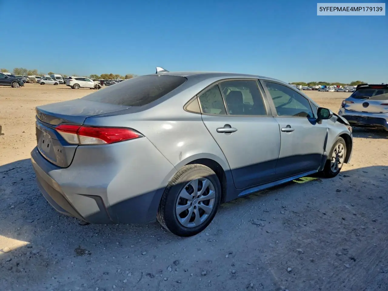 5YFEPMAE4MP179139 2021 Toyota Corolla Le