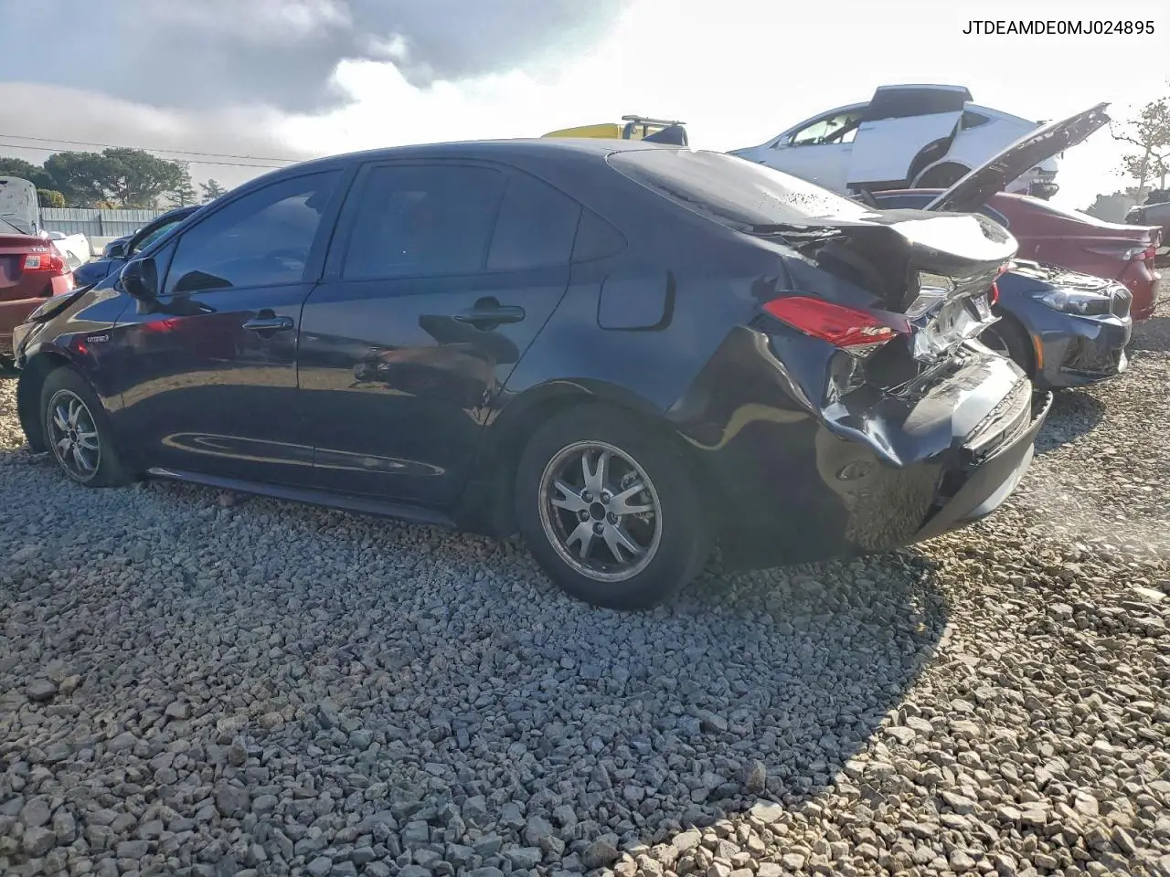 JTDEAMDE0MJ024895 2021 Toyota Corolla Le