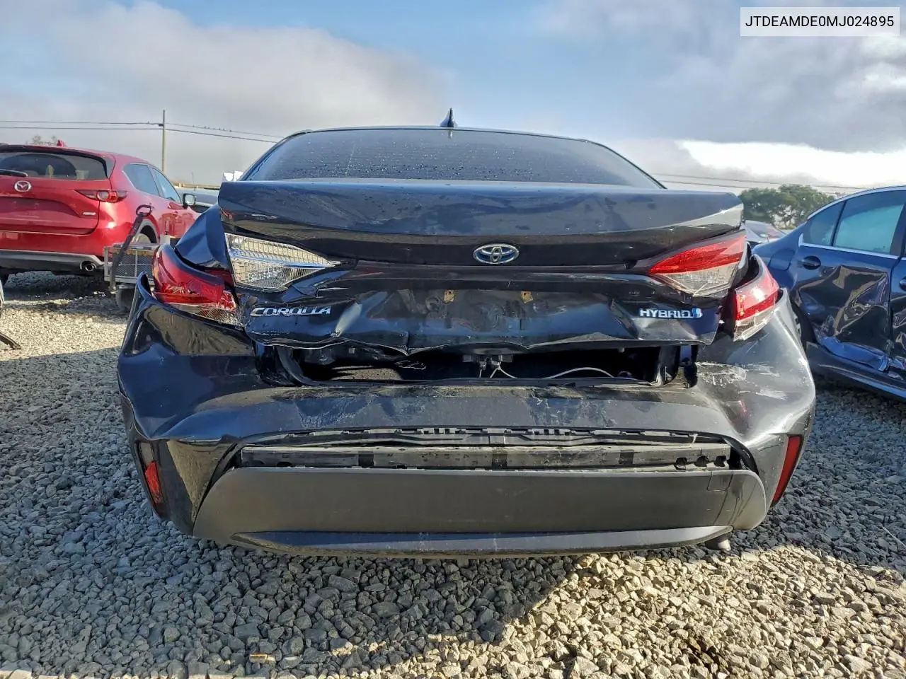 JTDEAMDE0MJ024895 2021 Toyota Corolla Le