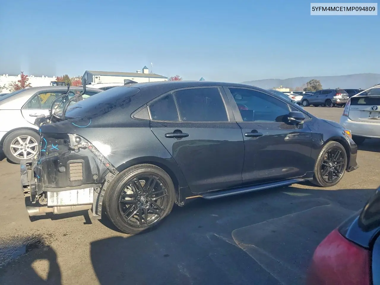 5YFM4MCE1MP094809 2021 Toyota Corolla Se