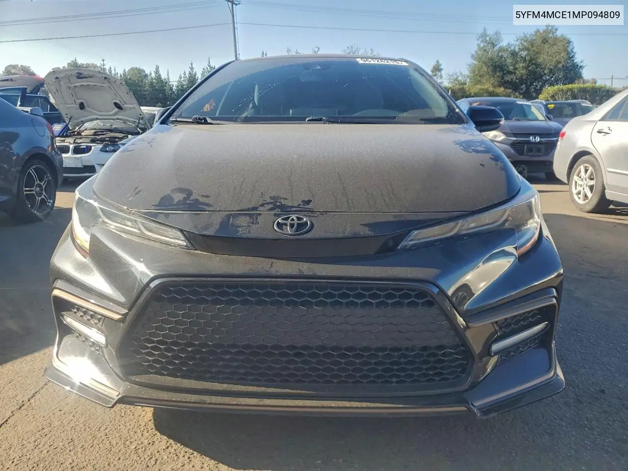 5YFM4MCE1MP094809 2021 Toyota Corolla Se
