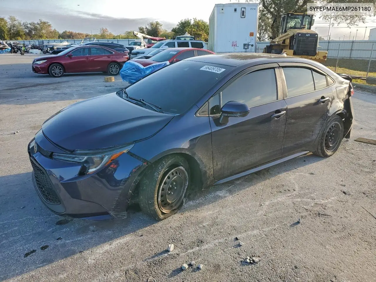 5YFEPMAE6MP261180 2021 Toyota Corolla Le