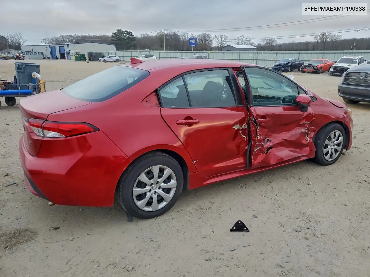 5YFEPMAEXMP190338 2021 Toyota Corolla Le