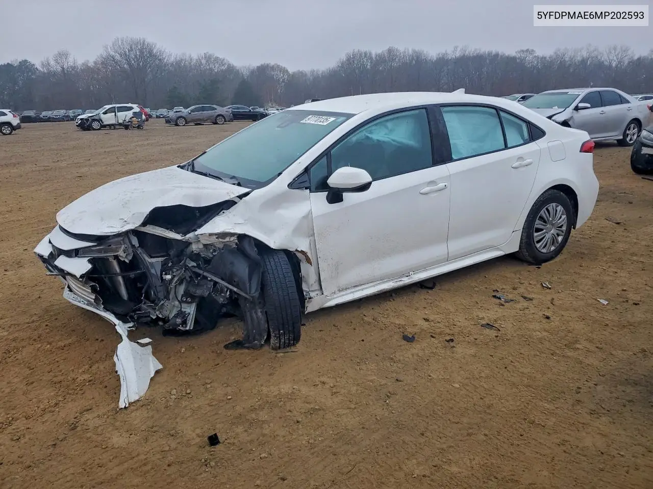 5YFDPMAE6MP202593 2021 Toyota Corolla L