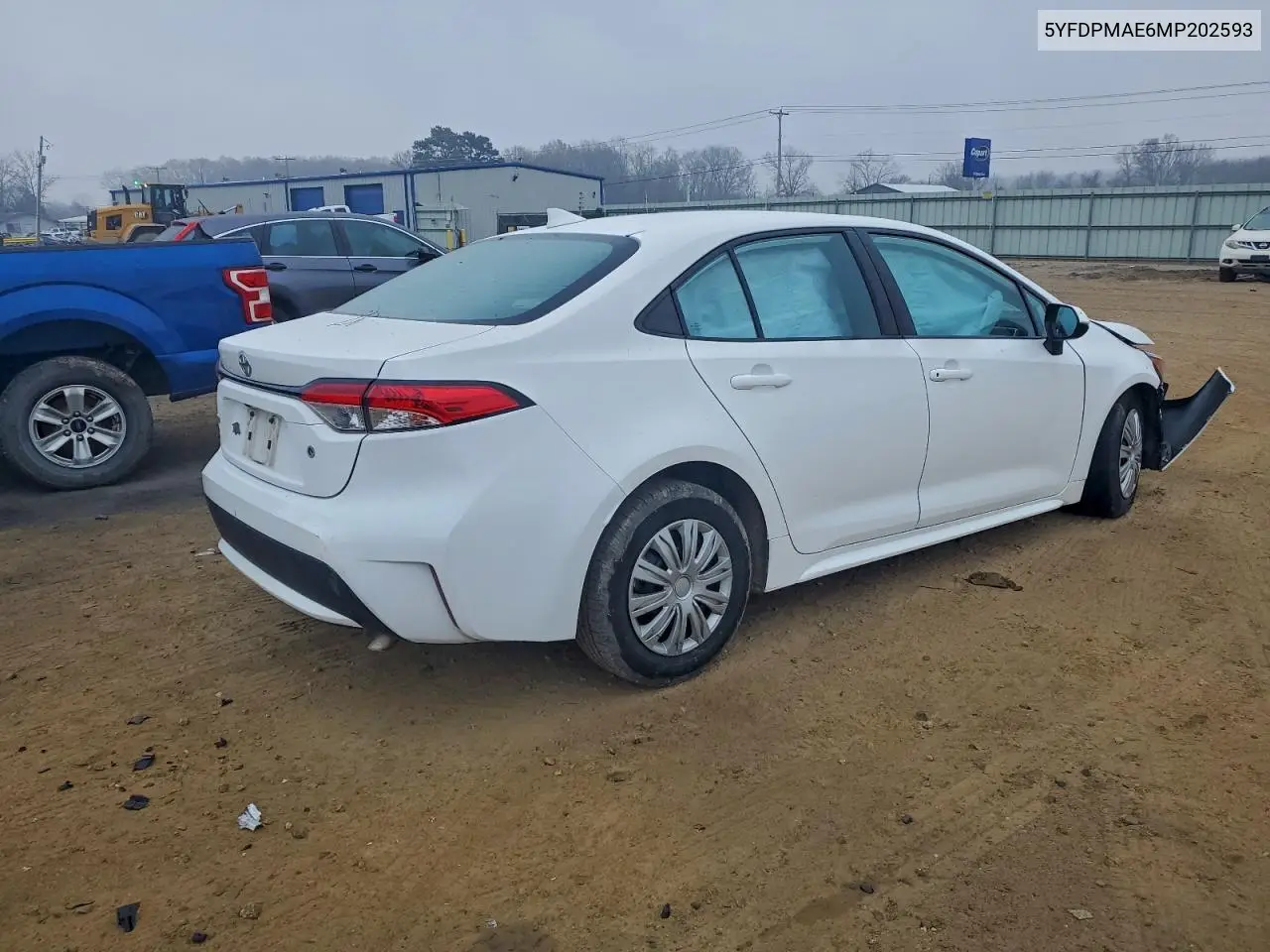 5YFDPMAE6MP202593 2021 Toyota Corolla L