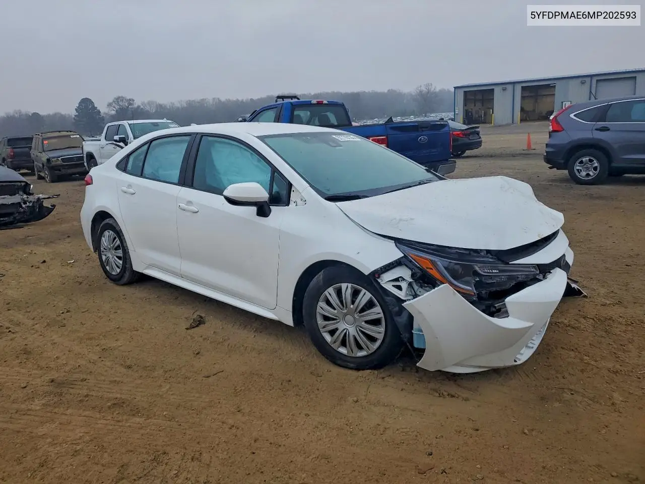 5YFDPMAE6MP202593 2021 Toyota Corolla L