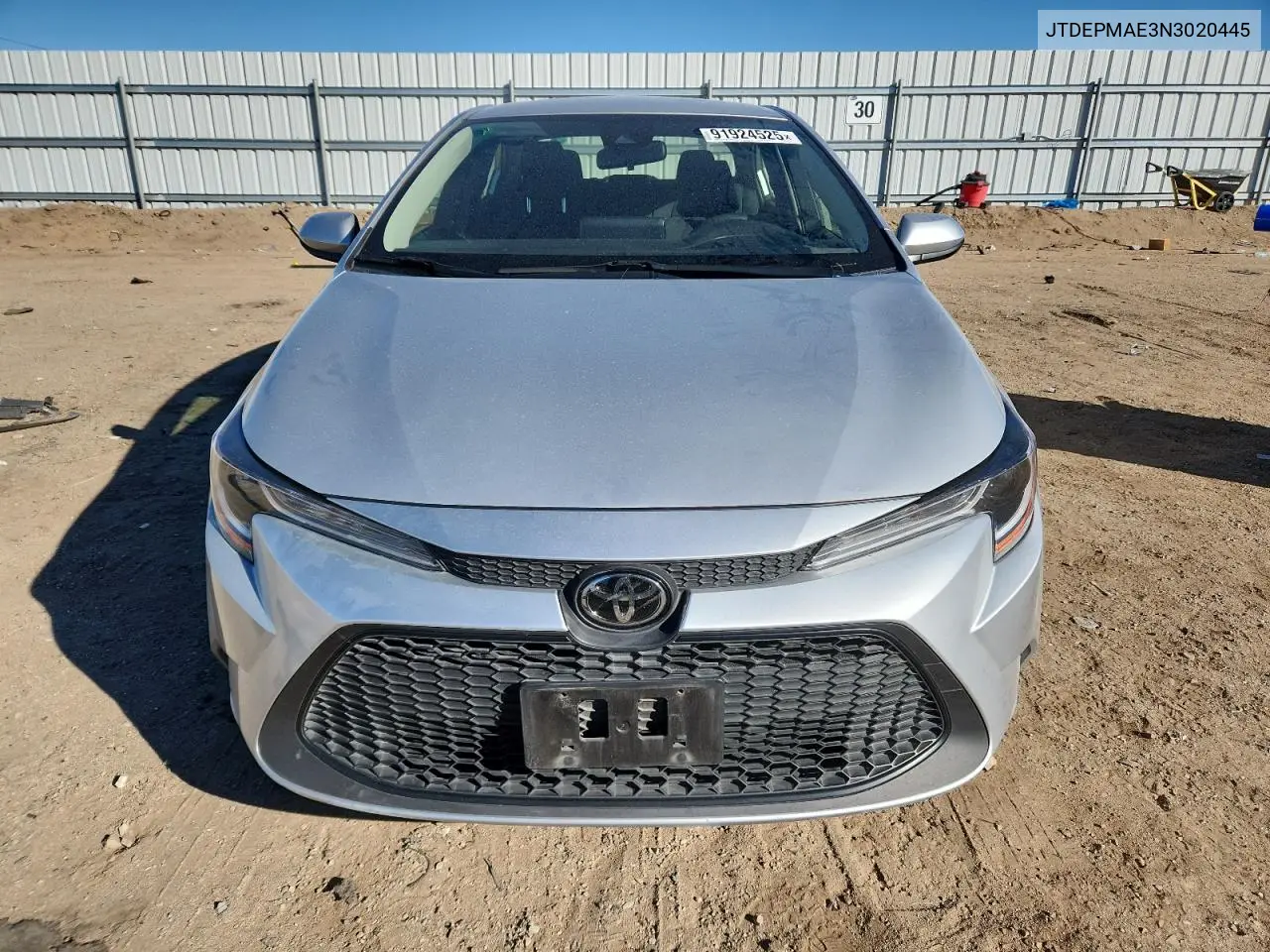 JTDEPMAE3N3020445 2022 Toyota Corolla Le