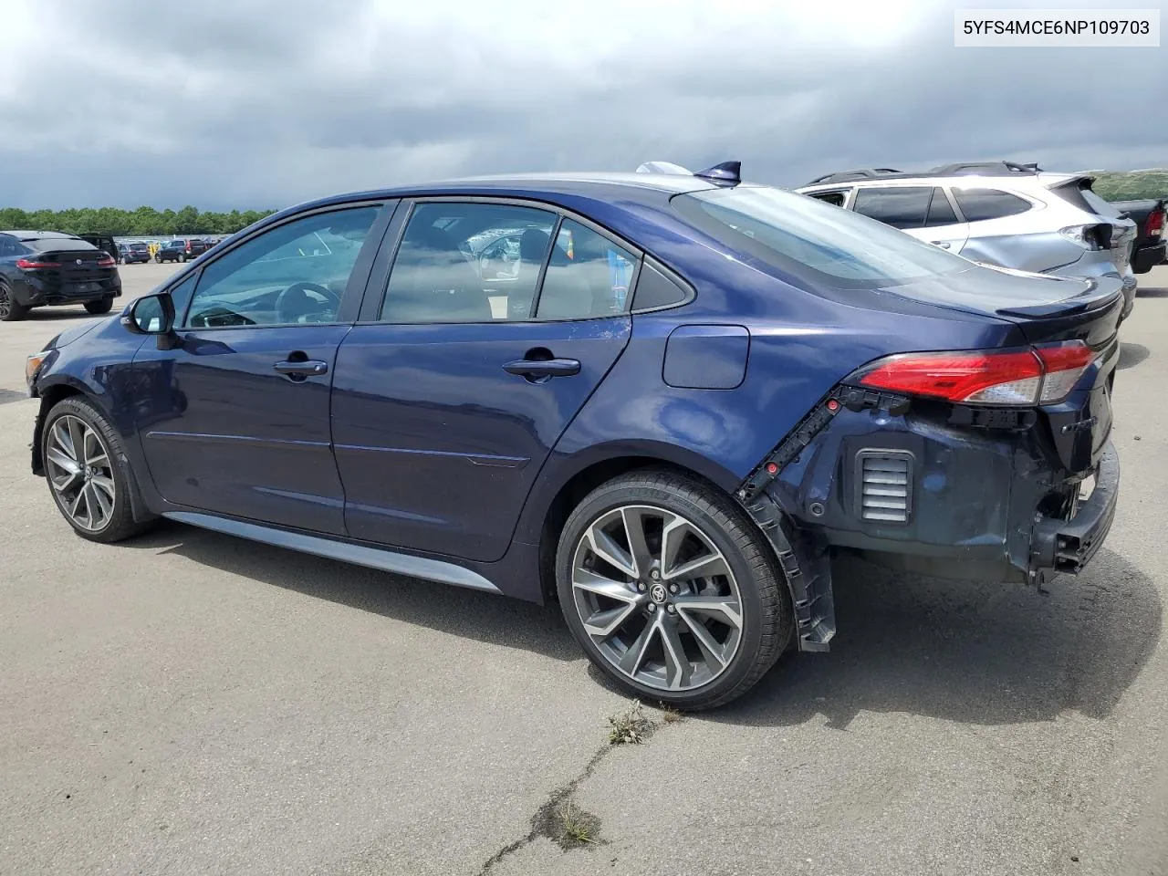 2022 Toyota Corolla Se VIN: 5YFS4MCE6NP109703 Lot: 62668024