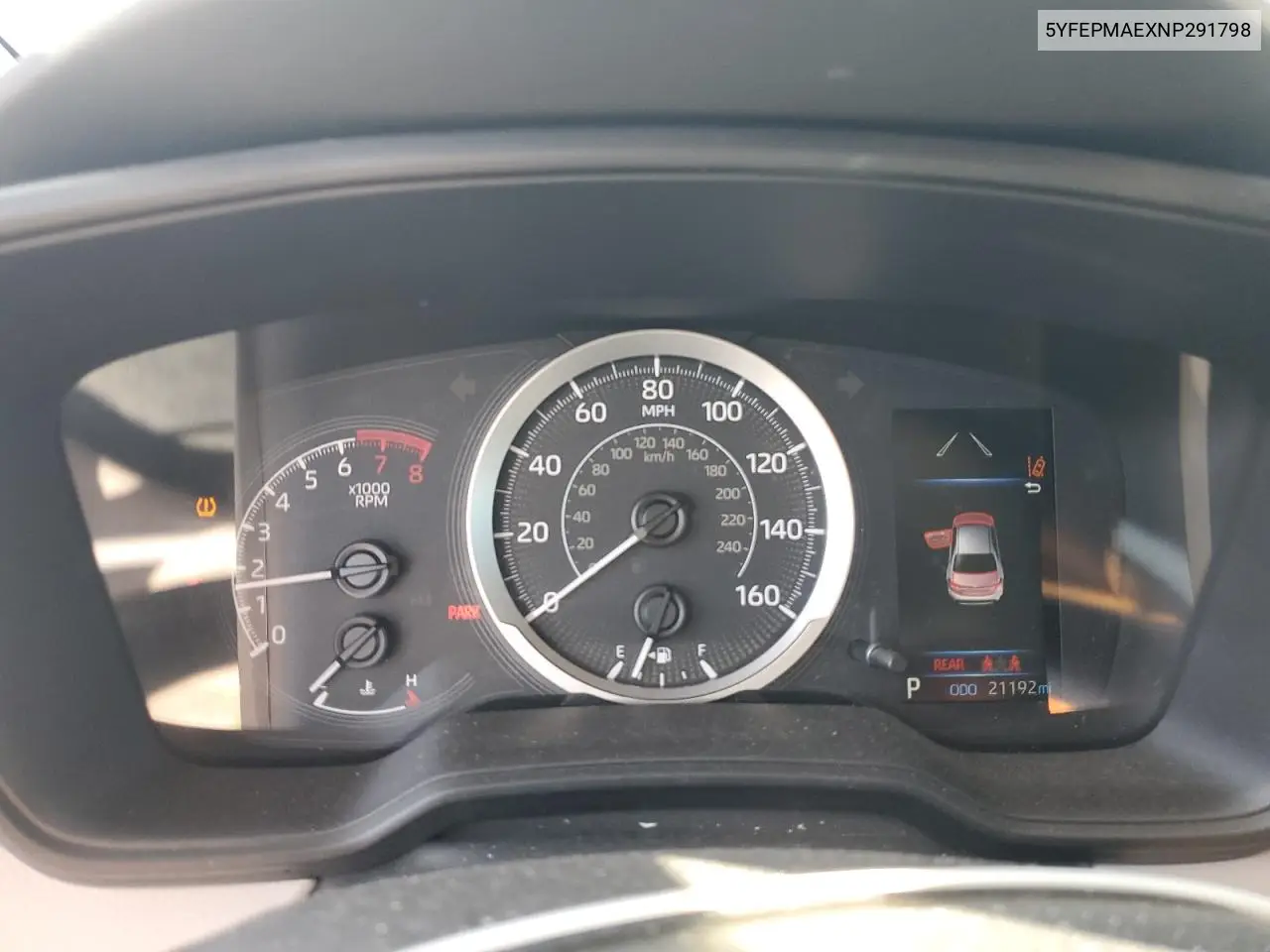 5YFEPMAEXNP291798 2022 Toyota Corolla Le
