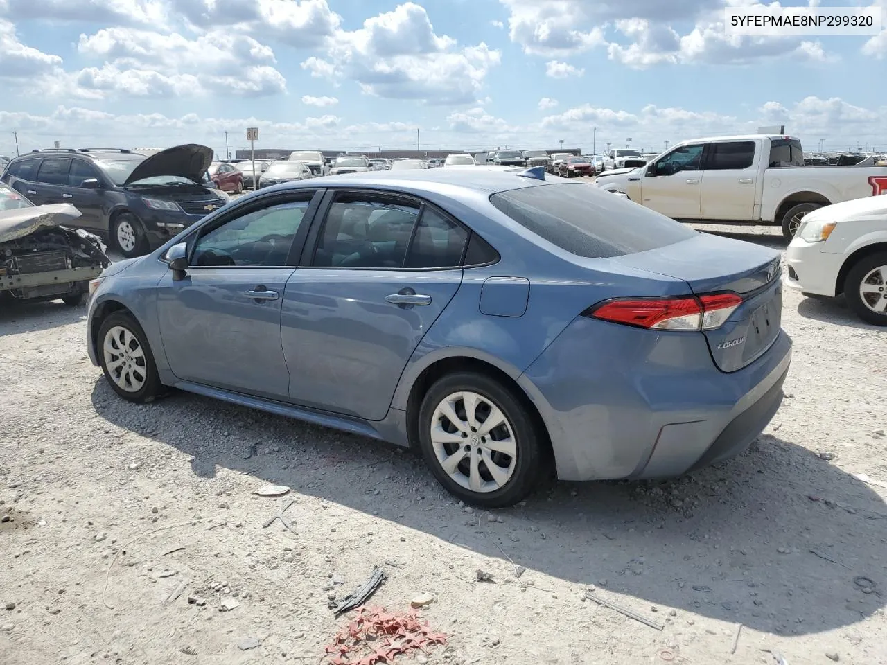 5YFEPMAE8NP299320 2022 Toyota Corolla Le