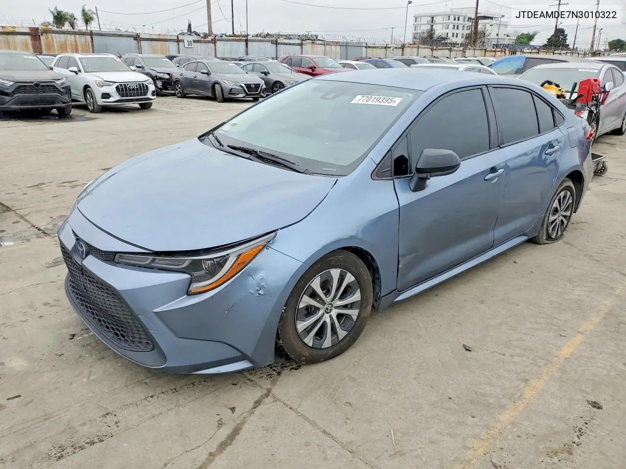 JTDEAMDE7N3010322 2022 Toyota Corolla Le
