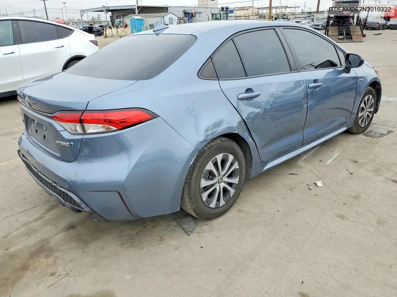 JTDEAMDE7N3010322 2022 Toyota Corolla Le