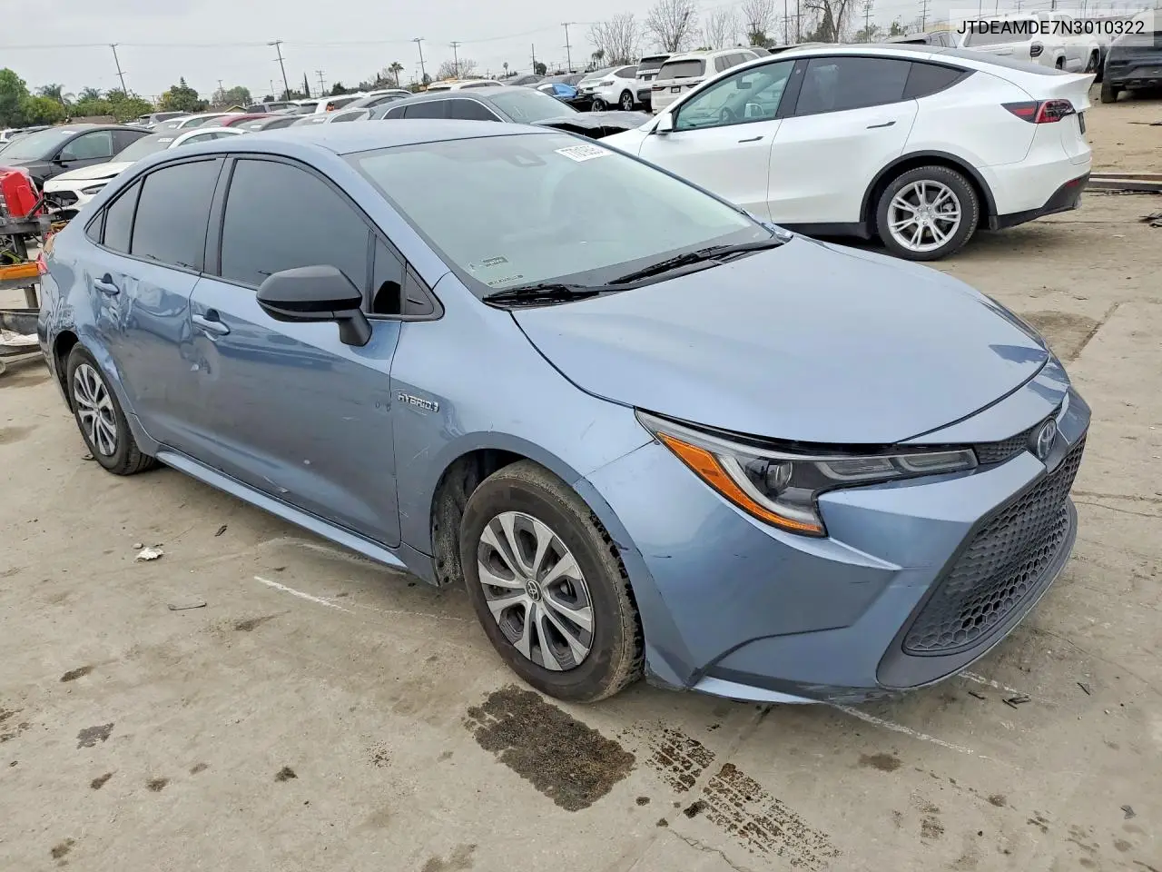 JTDEAMDE7N3010322 2022 Toyota Corolla Le