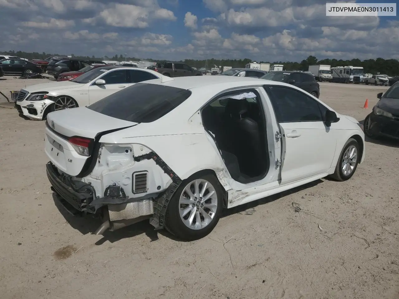 JTDVPMAE0N3011413 2022 Toyota Corolla Le