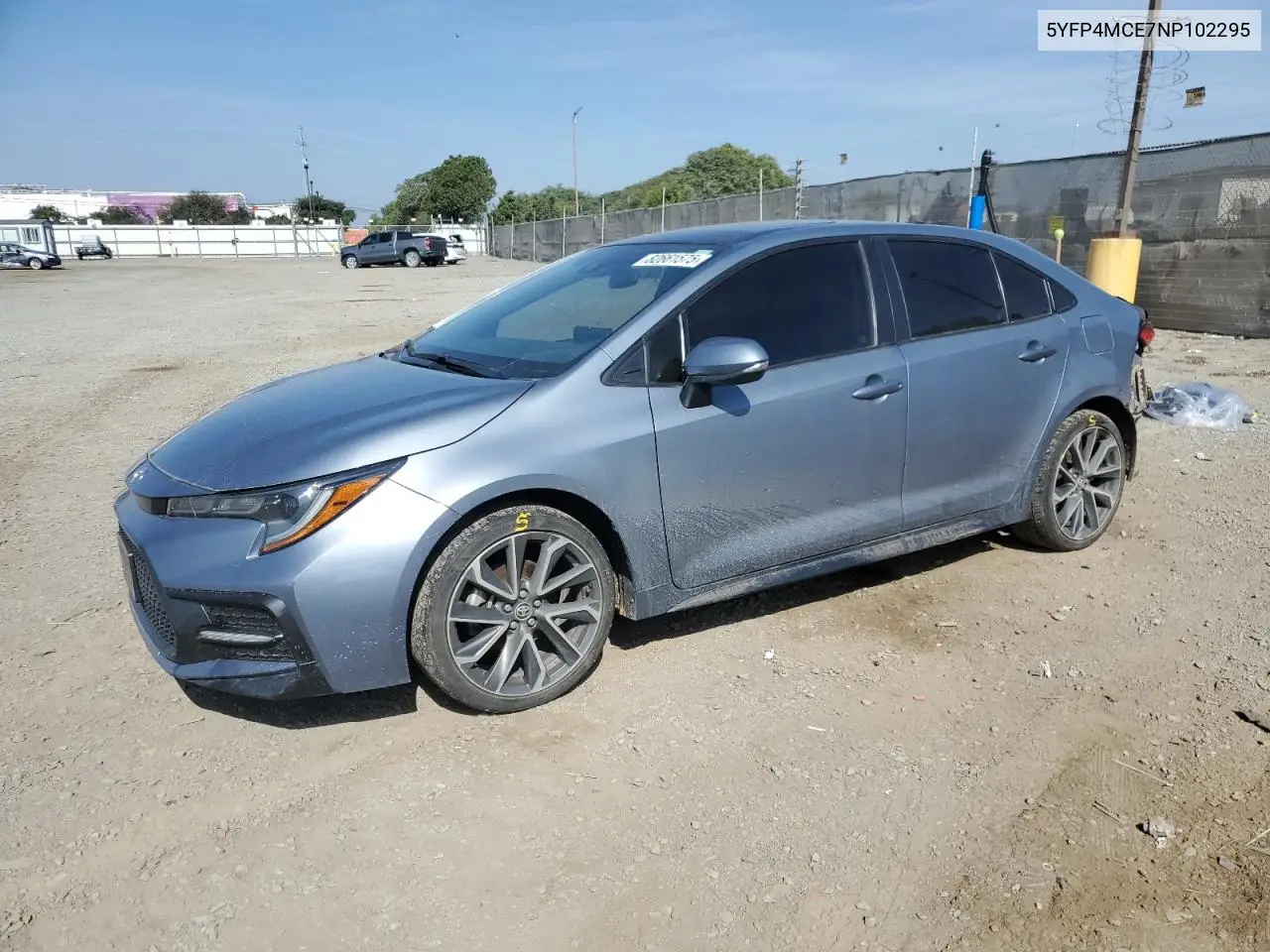5YFP4MCE7NP102295 2022 Toyota Corolla Se