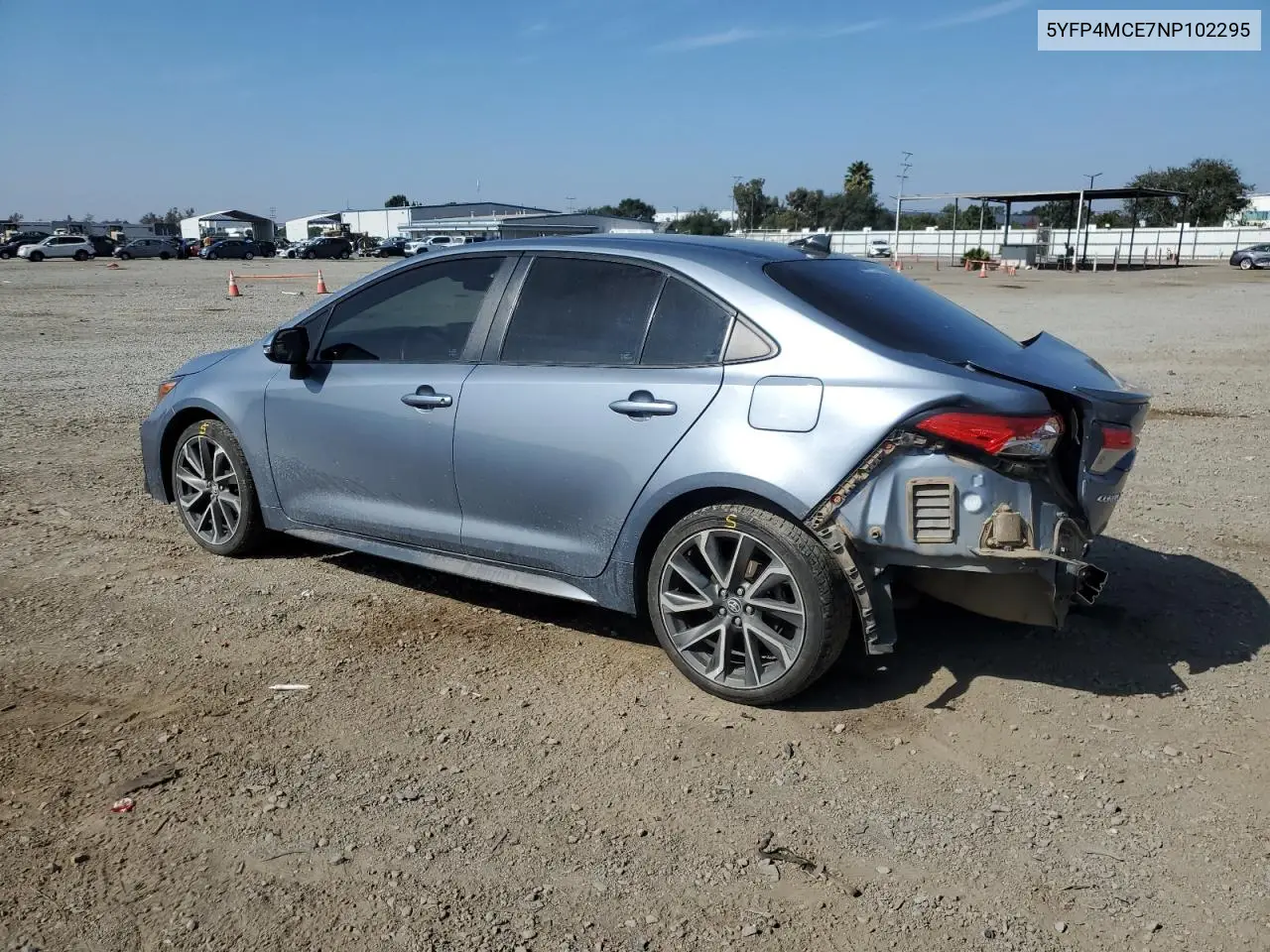 5YFP4MCE7NP102295 2022 Toyota Corolla Se
