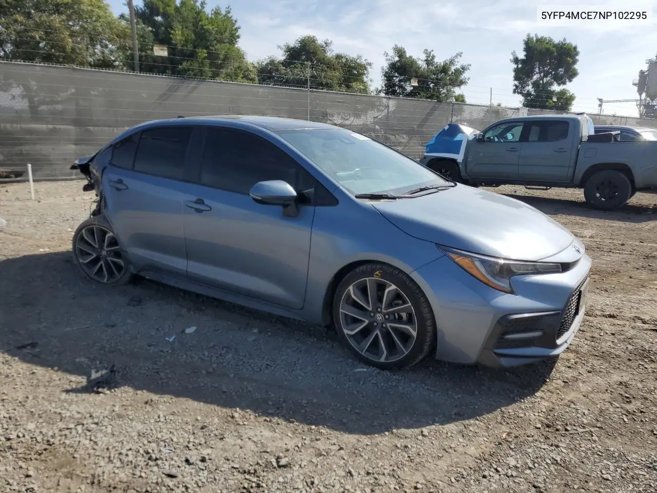 5YFP4MCE7NP102295 2022 Toyota Corolla Se