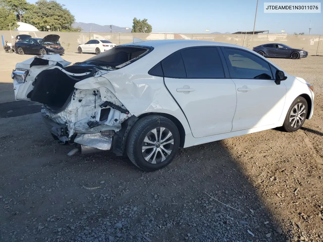 JTDEAMDE1N3011076 2022 Toyota Corolla Le