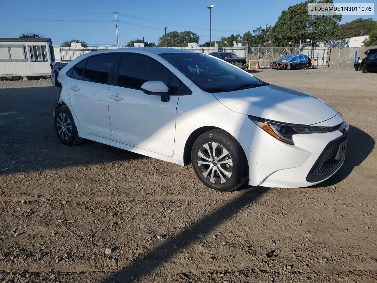 JTDEAMDE1N3011076 2022 Toyota Corolla Le