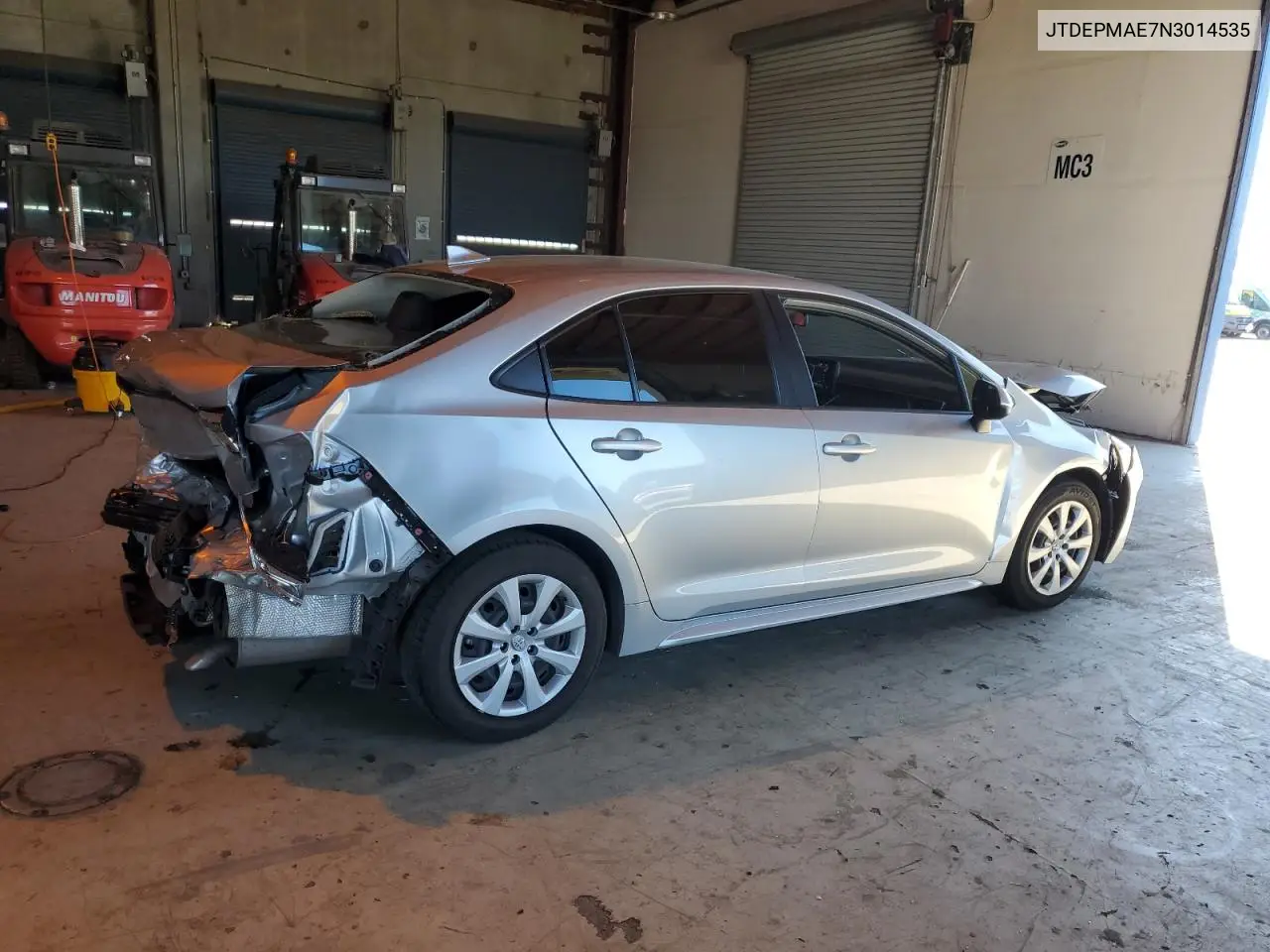 JTDEPMAE7N3014535 2022 Toyota Corolla Le