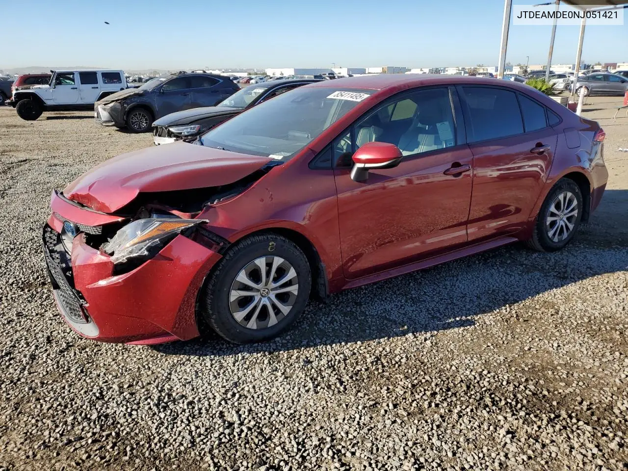JTDEAMDE0NJ051421 2022 Toyota Corolla Le